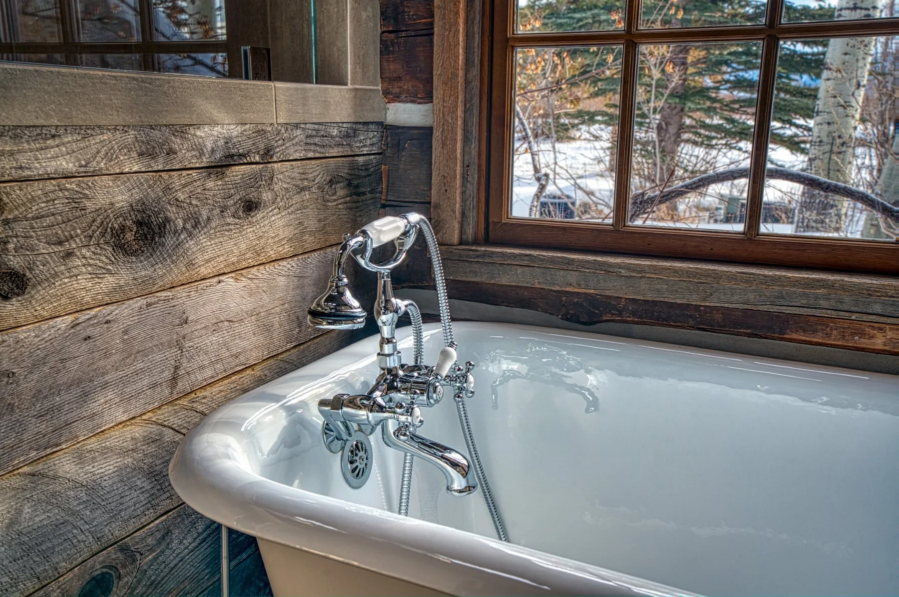 Craft Clawfoot Tub Window Detail