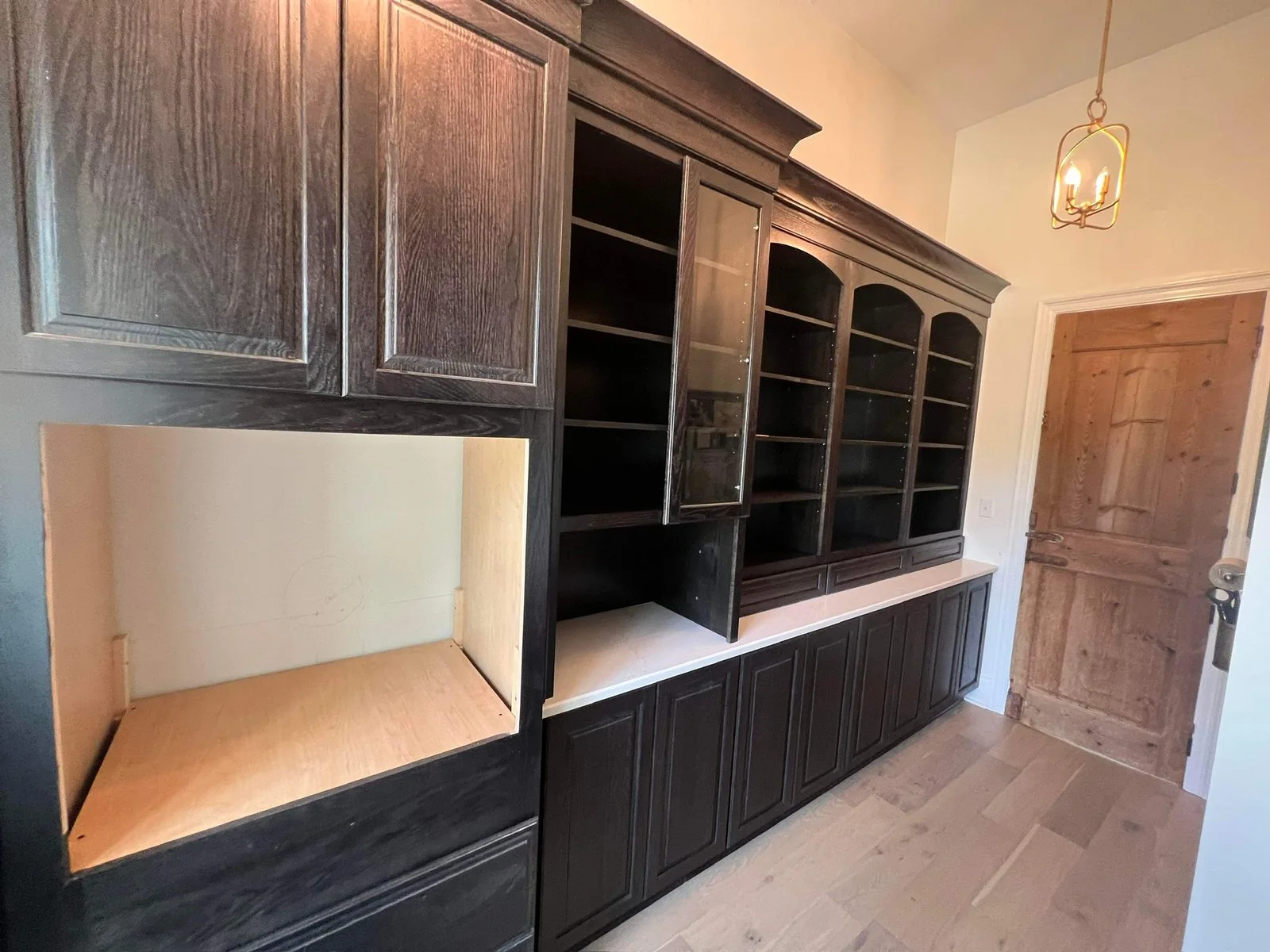 Field Dark Built In Cabinet Progress