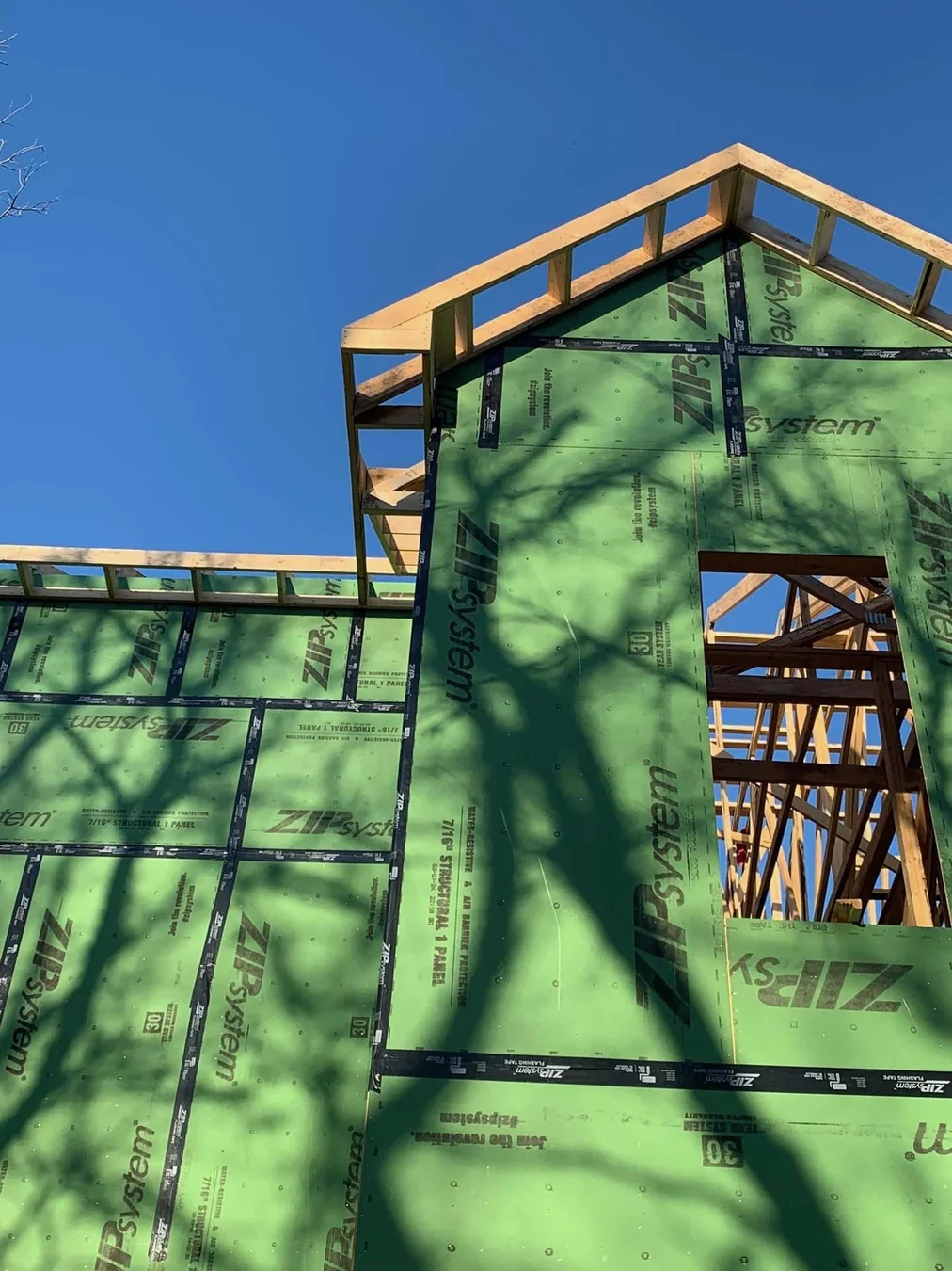Field New Construction Zip Sheathing Gable