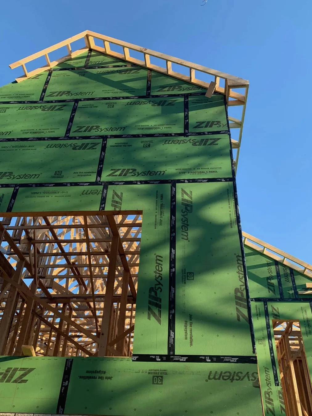 Field New Construction Zip Sheathing Openings