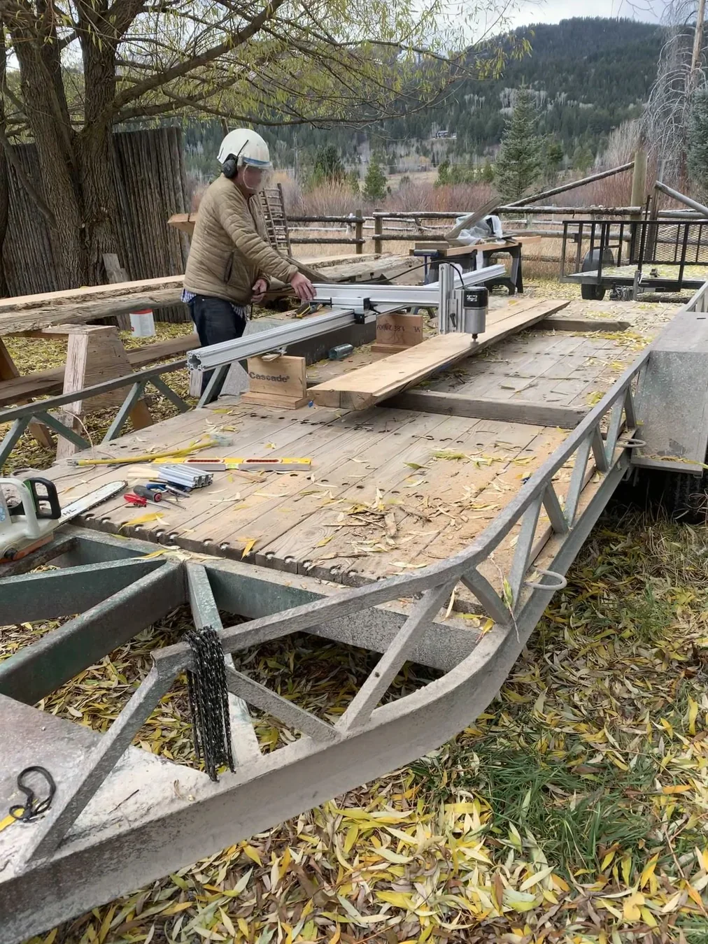 Field Process Deck Site Work