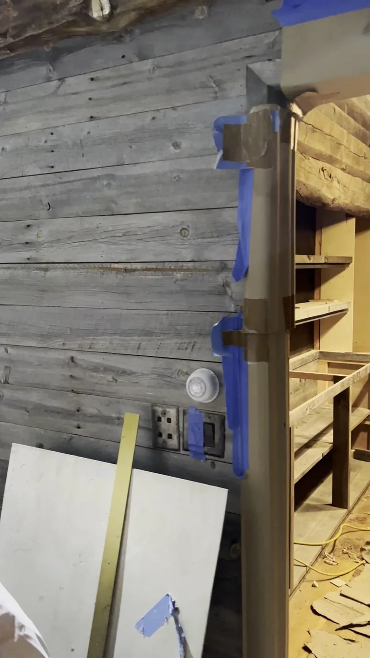 Field Process Wood Wall Detail