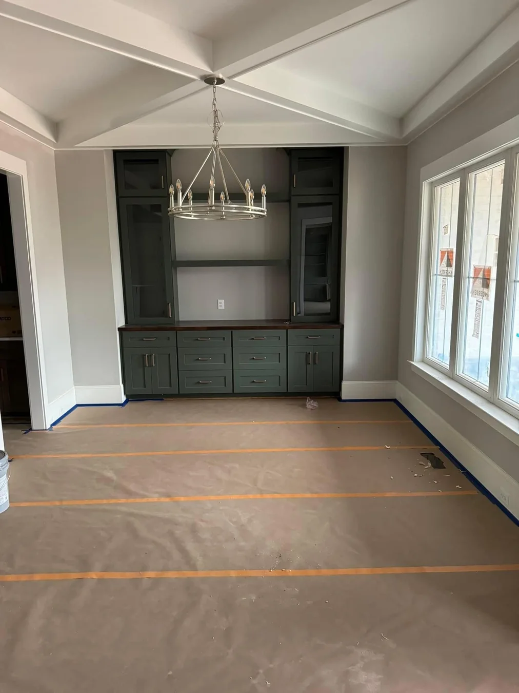 Premium Custom Gray Cabinet Utility Room Pattern Tile