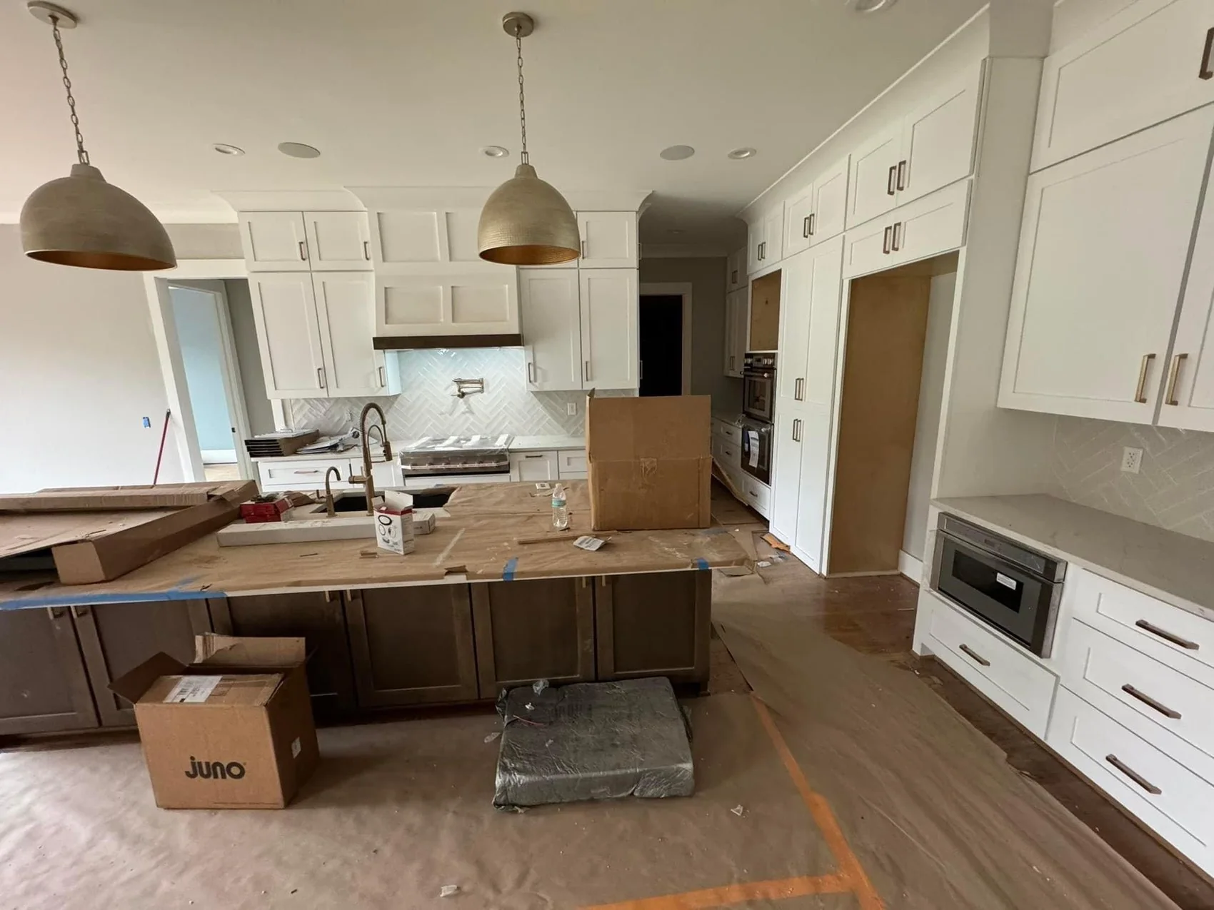 Premium Custom Large Custom Kitchen Install Progress