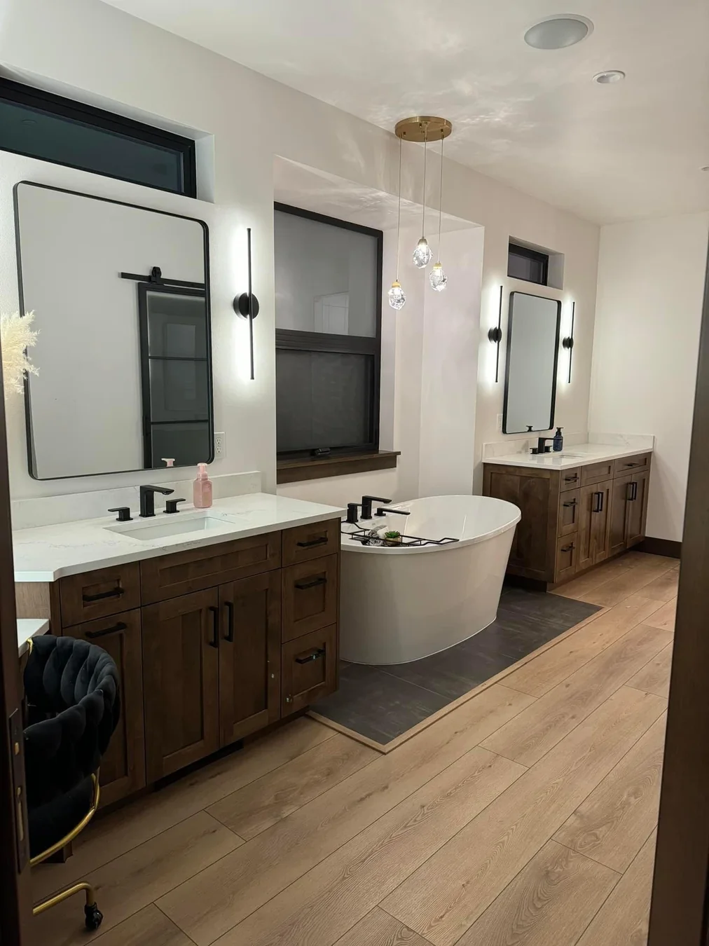 Premium Custom Luxury Primary Bath Double Vanities