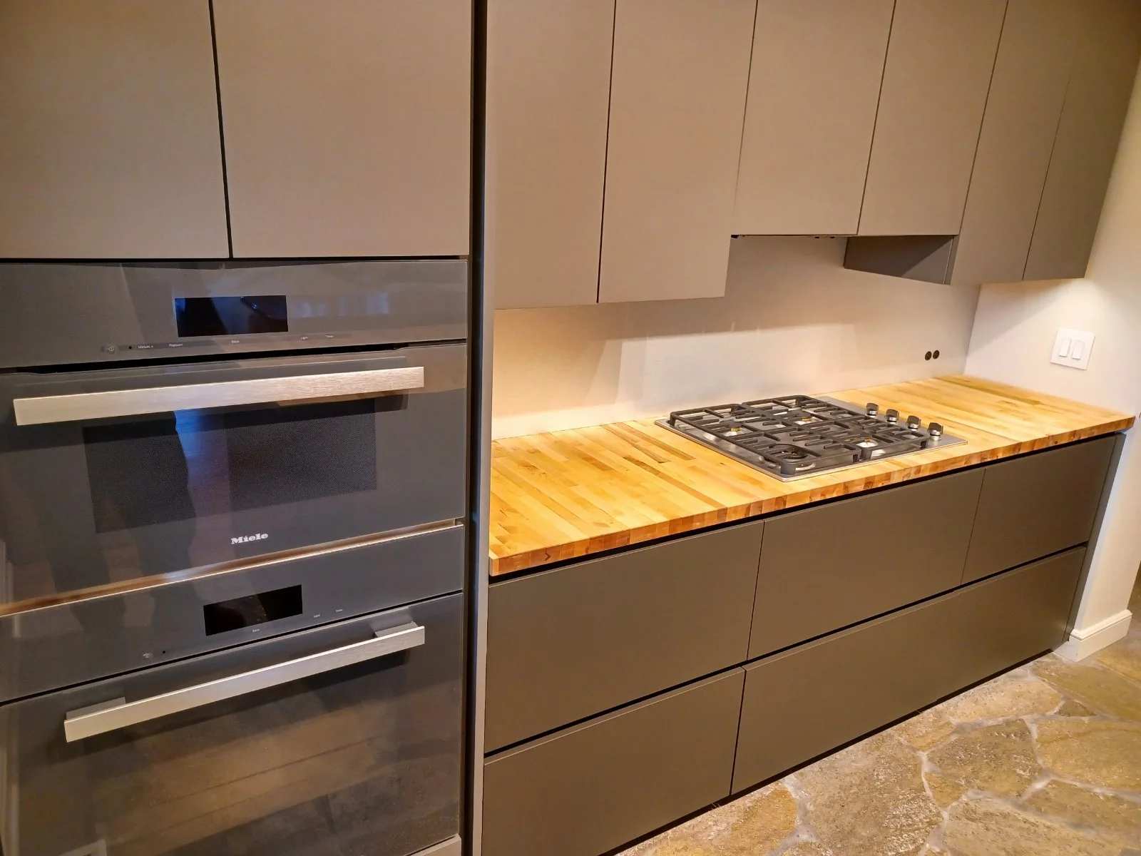 Real Miele Appliance Cooktop Wall