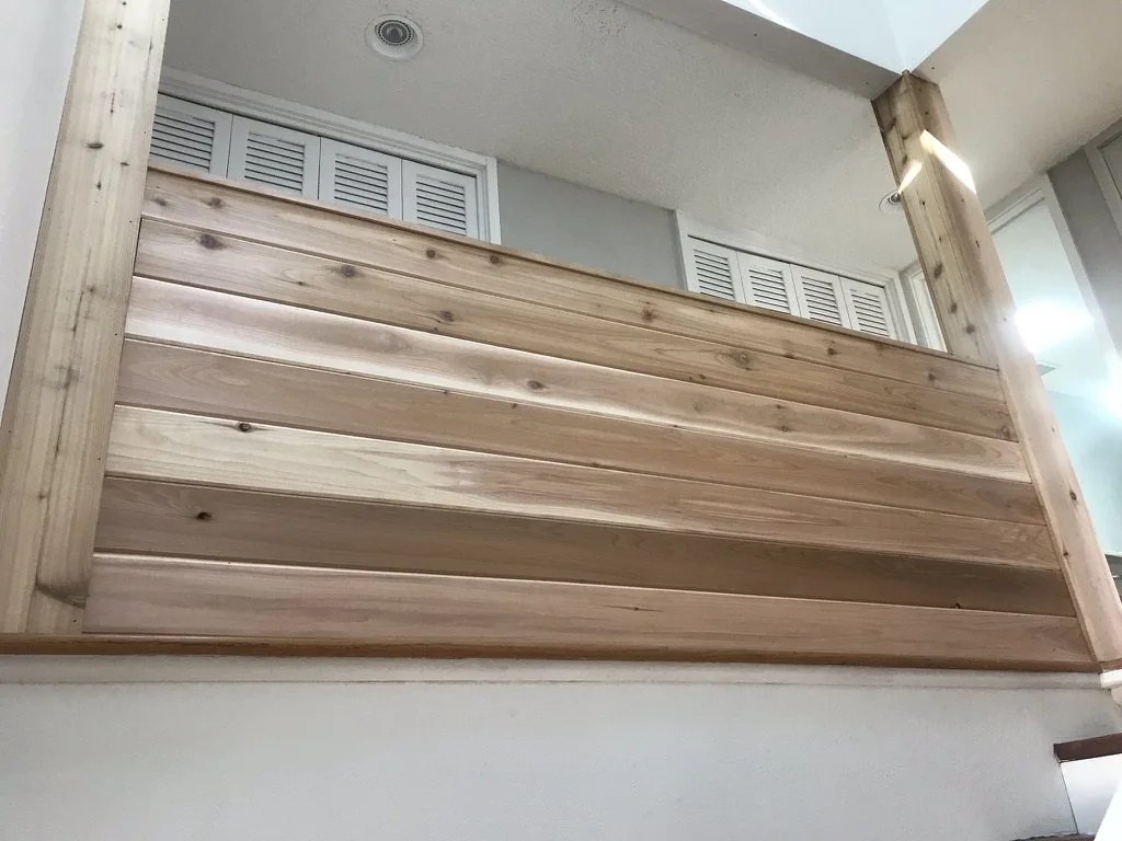 Remodel Cedar Half Wall Loft