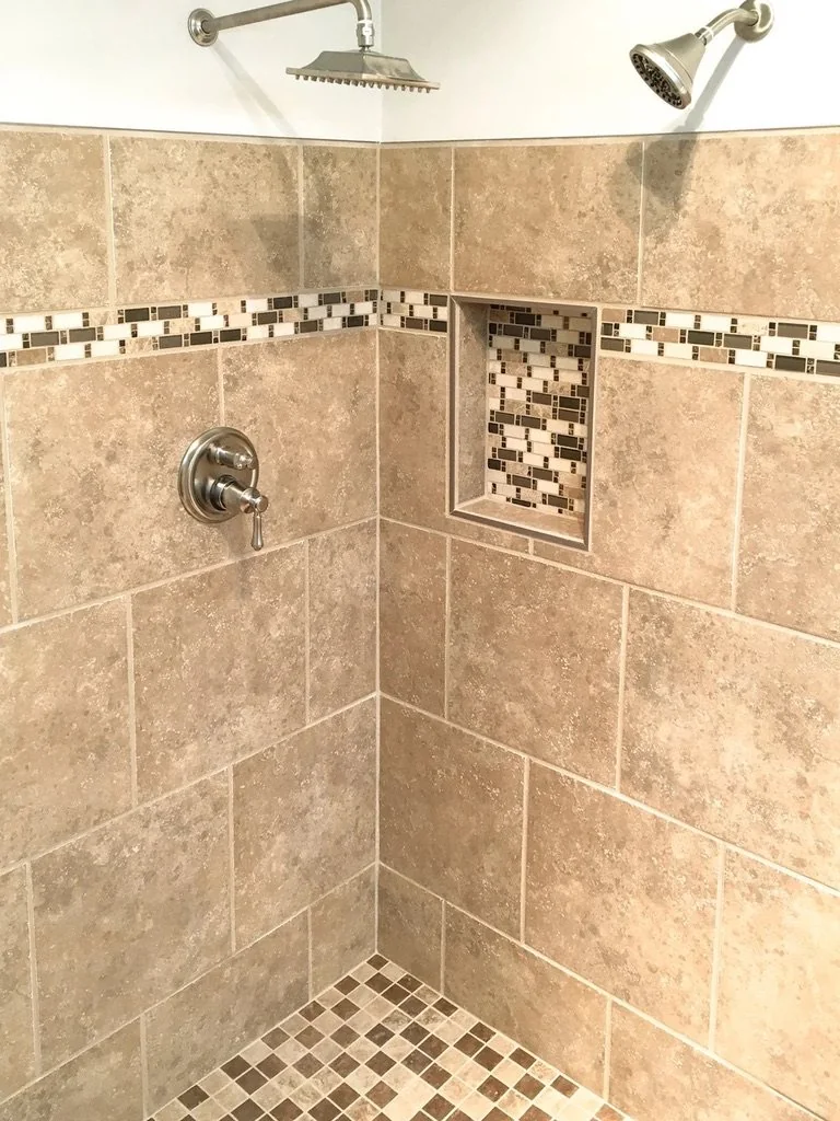 Remodel Travertine Shower Corner